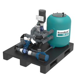 Tvenkiniams iki 60m³ su 170kg žuvų. Filtrų rinkinys EconoBead EB100 UV110W siurblys 25m³