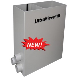 Gravitacinis filtras su sietu UltraSieve III 300 mikronų su 3 įtekėjimo angomis