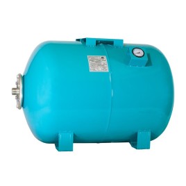 Išsiplėtimo indas su manometru 80L 1" horizontalus, OMNIGENA
