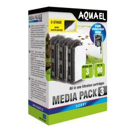 Kempinė filtrui (3 vnt.) FZN MINI STANDARD MEDIA PACK, AQUAEL
