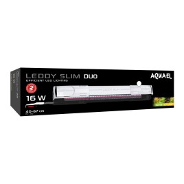 LED šviestuvas akvariumui LEDDY SLIM 16W DUO SUNNY PLANT&NIGHT WHITE, AQUAEL