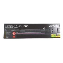 LED šviestuvas akvariumui LEDDY SLIM 16W DUO SUNNY PLANT&NIGHT BLACK, AQUAEL