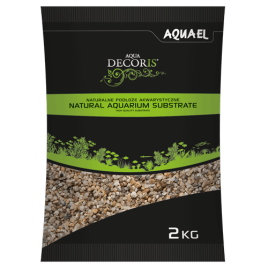 Substratas NATURAL MULTICOLORED GRAVEL 1.4 – 2 mm 2KG, AQUAEL