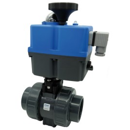 PVC-U rutulinė sklendė su elektriniu aktuatoriumi BK1 12V Effast, 20 mm PVC-U rutulinė sklendė su elektriniu aktuatoriumi BK1 12V Effast, 20 mm