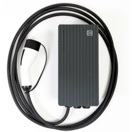 Teltonika Energy TeltoCharge 16A, 3 phase, 11kW, 5m cable, WiFi/BLE/ETH/NFC/RS485 slate grey color