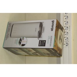 SALE OUT.  Gorenje Air Humidifier H50W 26 W, Water tank capacity 5 L, Suitable for rooms up to 20 m², Ultrasonic, Humidification capacity 210 ml/hr, White, DAMAGED PACKAGING